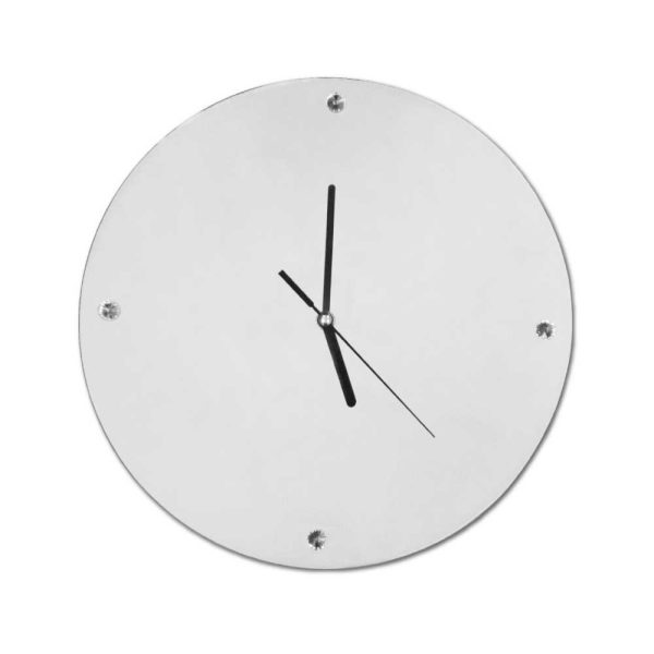 Glass Printed Wall Clock