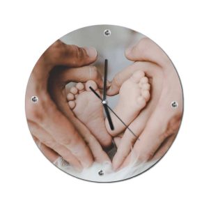 Glass Wall Clock