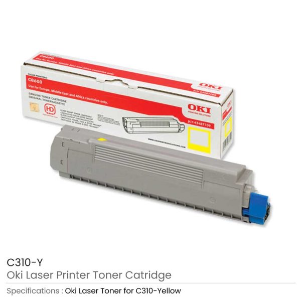 OKI Toner Cartridges Yellow