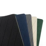 Soft PU Cover Notebooks in A5 Size with Metal Plate Bookmark - Image 6
