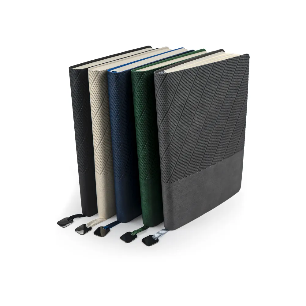 A5-Soft-PU-Cover-Notebooks-MB-05-SC-View.webp Soft PU Cover Notebooks in A5 Size with Metal Plate Bookmark - Image 1
