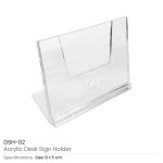 Acrylic Desk Sign Holders - Image 4