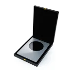 A4 Aluminum Award Plaques with Round Colored Plate and Stand - Image 8