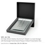 Aluminum Award Plaque with Stand A4 Size - Image 3