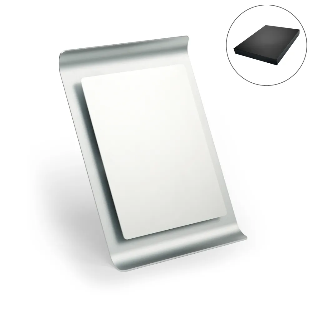 Aluminum-Award-Plaque-WPL-AL1-SIL-Main.webp Aluminum Award Plaque with Stand A4 Size - Image 1