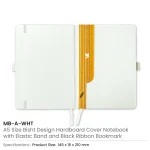 Arabic Bisht Style Notebooks — A5 Hard Cover with Elastic Band, Bookmark & Pen Holder - Image 4