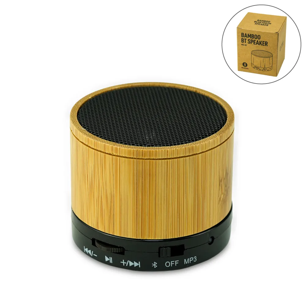 Bamboo-Bluetooth-Speaker-MS-07-Blank.webp Bamboo Bluetooth Speakers V4.2 - Image 1