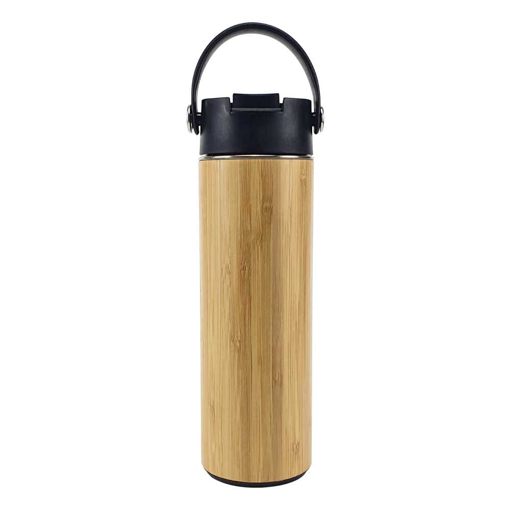 Bamboo-Flask-with-Tea-Infuser-TM-011-BK-Main.jpg Bamboo Flask with Tea Infuser - Image 1