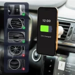 Bamboo Wireless Car Charger 15W Fast Charging & Type C - Image 2