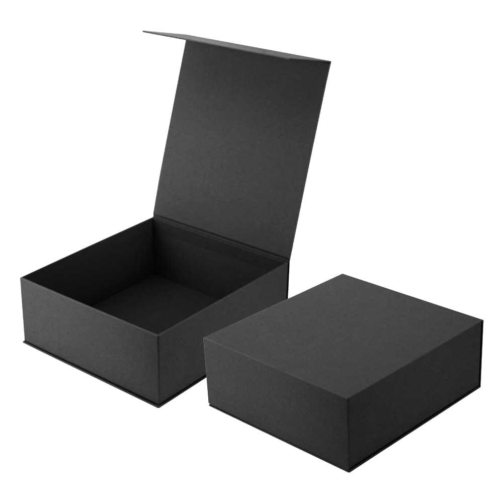 Black-Gift-Box-GB-BK-XL-Blank-1.jpg Black Gift Box with Magnetic Closure Size XL - Image 1