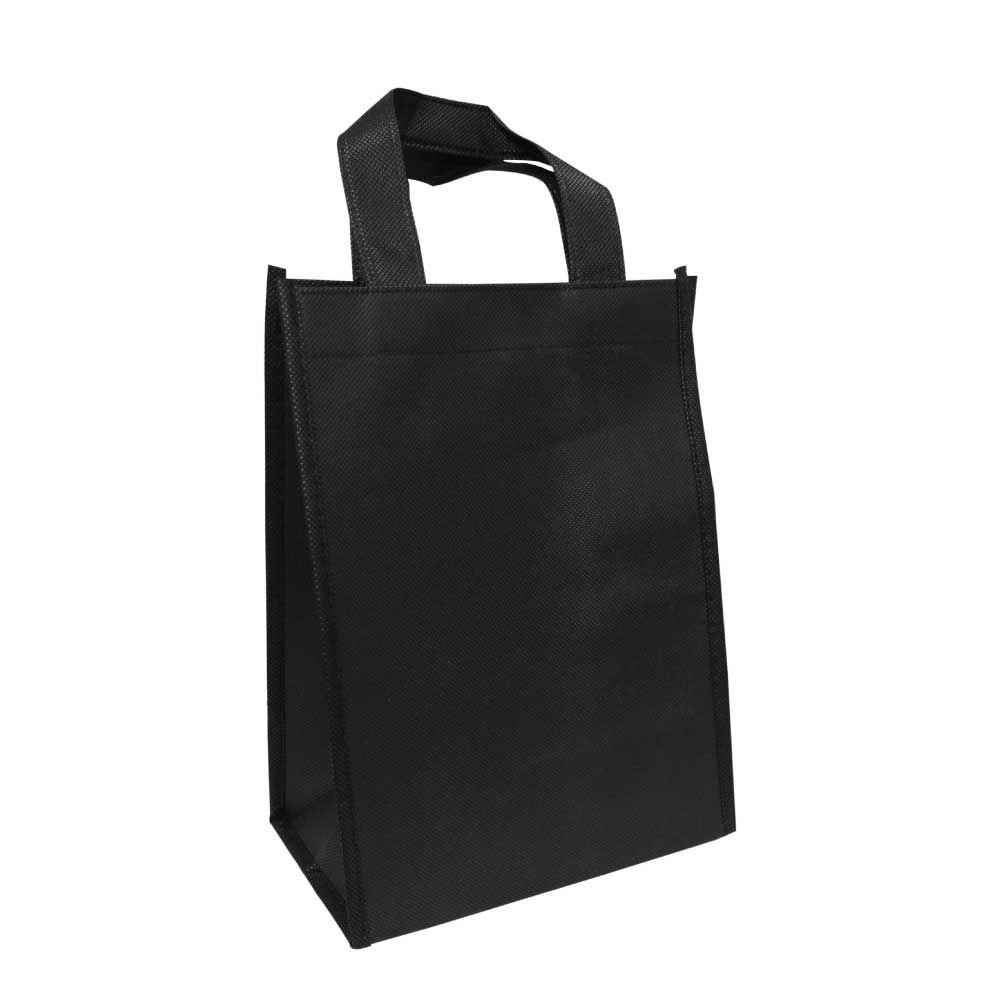 Black-Non-Woven-Bags-NW-A5-BK-main-t.jpg A5 Black Non Woven Shopping Bags - Image 1