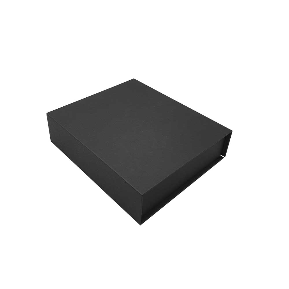 Black-Packaging-Box-with-Magnetic-Flap-GB-BK-S-main.jpg Black Packaging Box with Magnetic Flap - Image 1