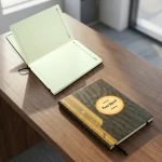 Arabic Bisht Style Notebooks — A5 Hard Cover with Elastic Band, Bookmark & Pen Holder - Image 2