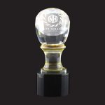 Crystal Trophy in Wooden Box - Image 2