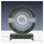 Round Crystal & Marble Awards in Box - Image 2