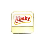 Square Metal Badges with Butterfly Clutch - Image 2