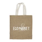 Jute Bags with White Handle - Image 2
