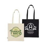 Recycled Cotton Tote Bags with Gusset 220 GSM - Image 2
