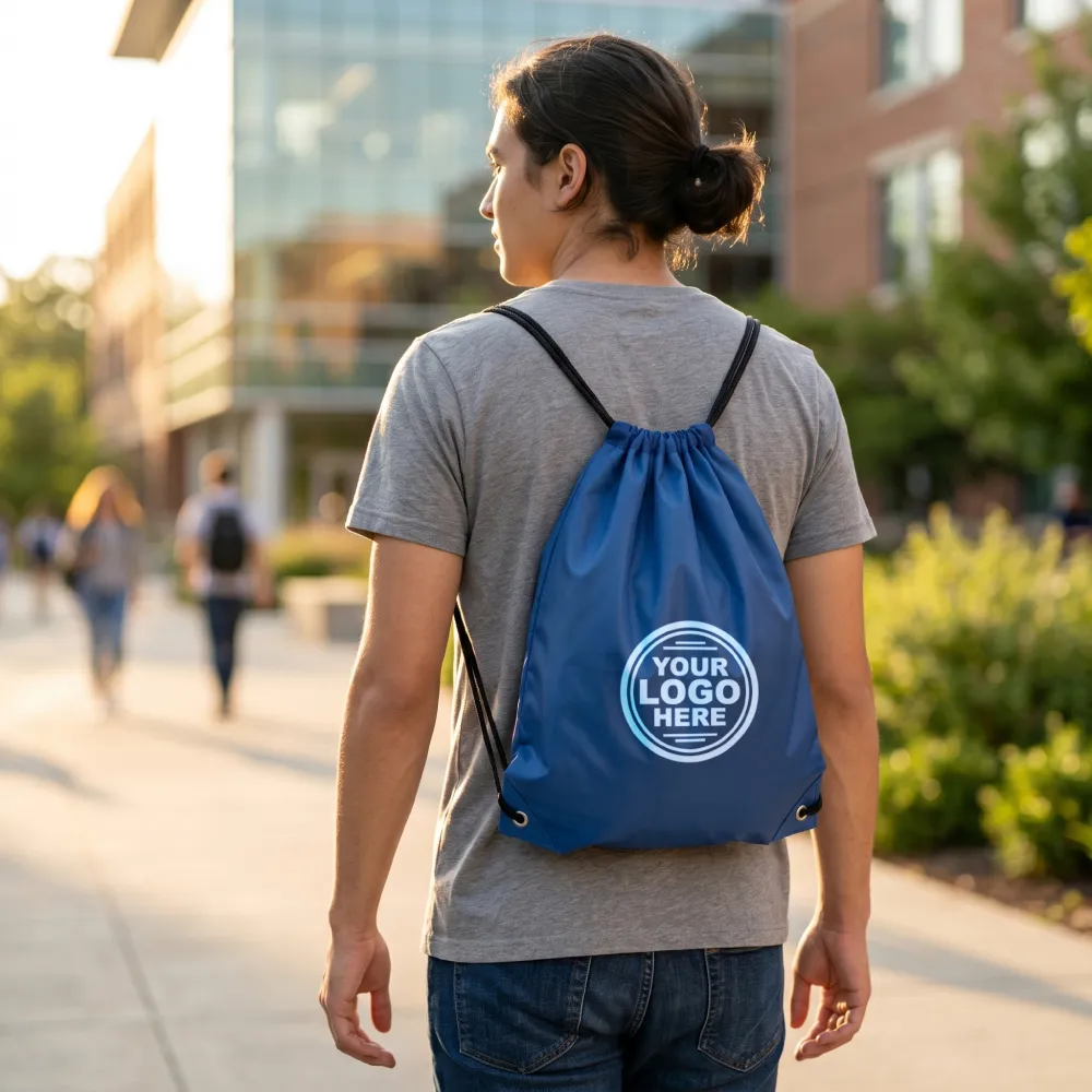 Branding-String-Bag-SB-01-Sample.webp Promotional Drawstring Bags in High-Quality Polyester Material - Image 1