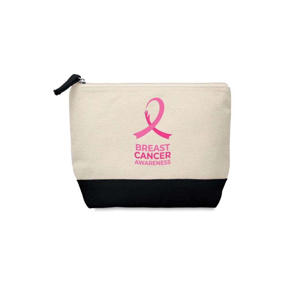 Breast-Cancer-Awareness-Pouch-PCH-01-1.jpg Zipper Pouch with Breast Cancer Awareness Logo - Image 1
