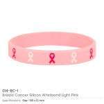 Breast Cancer Awareness Wristbands with Logo - Image 3