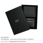 Business Gift Set Mens RFID Wallet & Credit Card Holder - PREMIO - Image 3