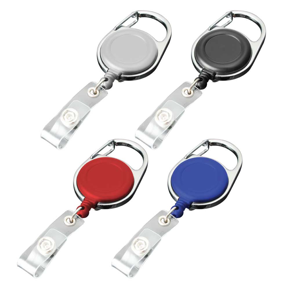 Carabiner-Reel-Badges-127-main-t.jpg Reel Badges with Carabiner and Belt Clip - Image 1