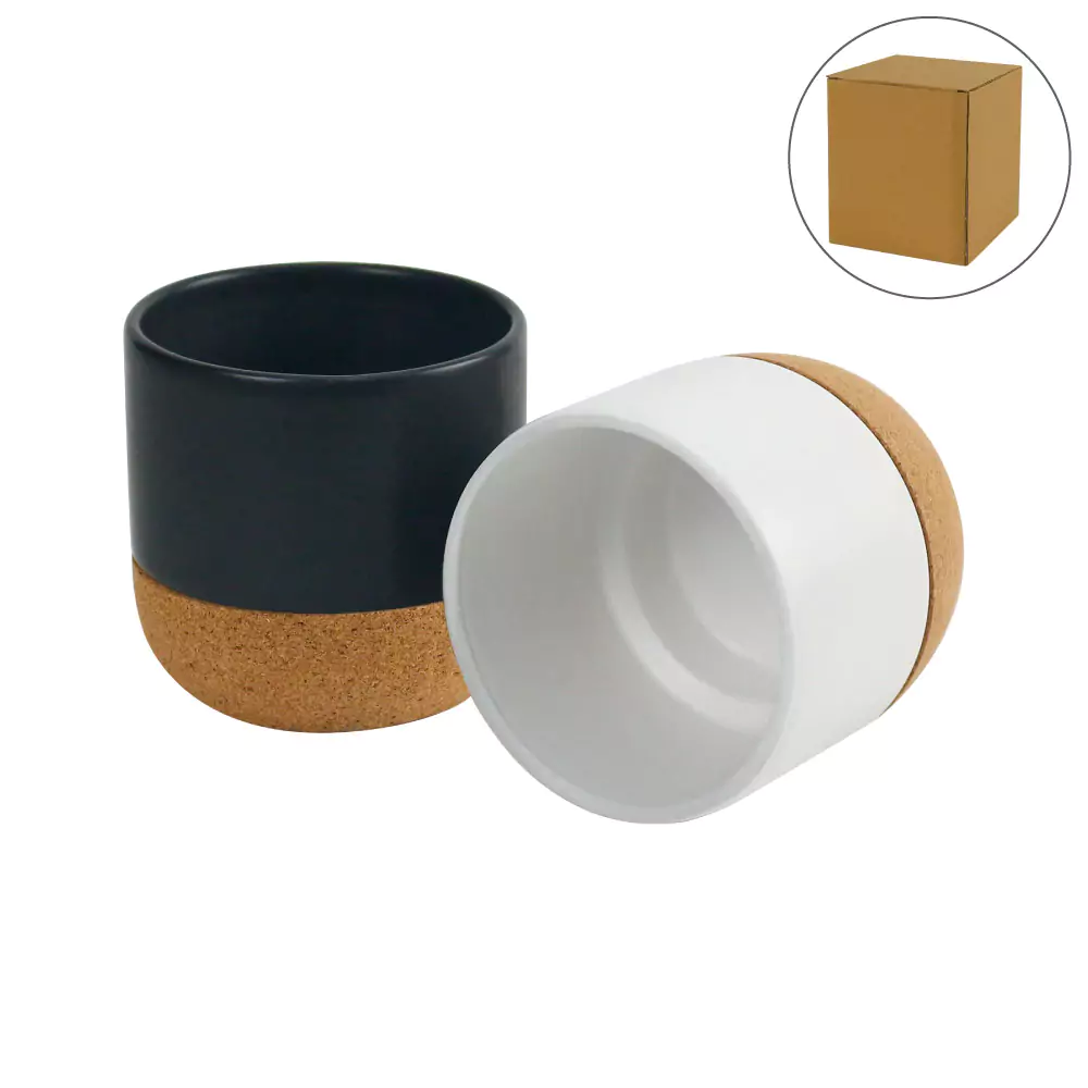 Ceramic-Cups-with-Cork-Base-TM-051-Blank.webp Ceramic Cup with Cork Base 6 oz Matte Finish - Image 1