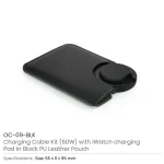 Charging Cable Kit (60W) with iWatch Charging Pad in PU Leather Pouch - Image 10