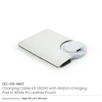 Charging Cable Kit (60W) with iWatch Charging Pad in PU Leather Pouch - Image 9