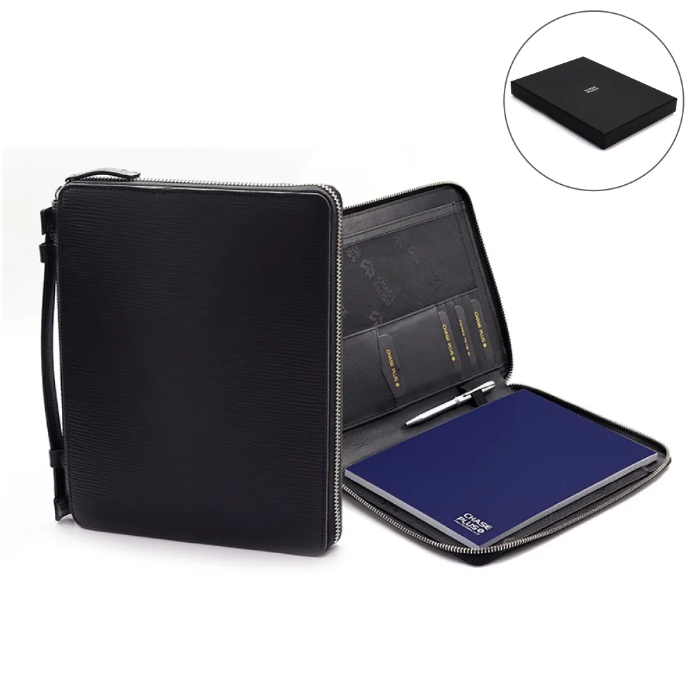 Chase-Plus-Travel-Folder-CP-FL-RET-Blank.webp Travel Folder With Notepad and Metal Pen - RETSO - Image 1