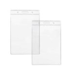Clear Plastic ID Card Holder