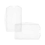 Clear Plastic PVC Card Holder