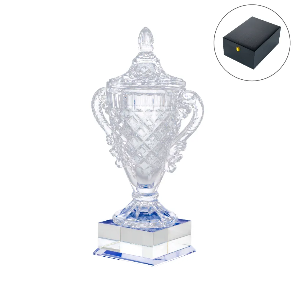 Crystal-Glass-Trophy-Cup-TR-08-Blank.webp Large Crystal Glass Trophy Cup with Chocolate Gift Edition - Image 1