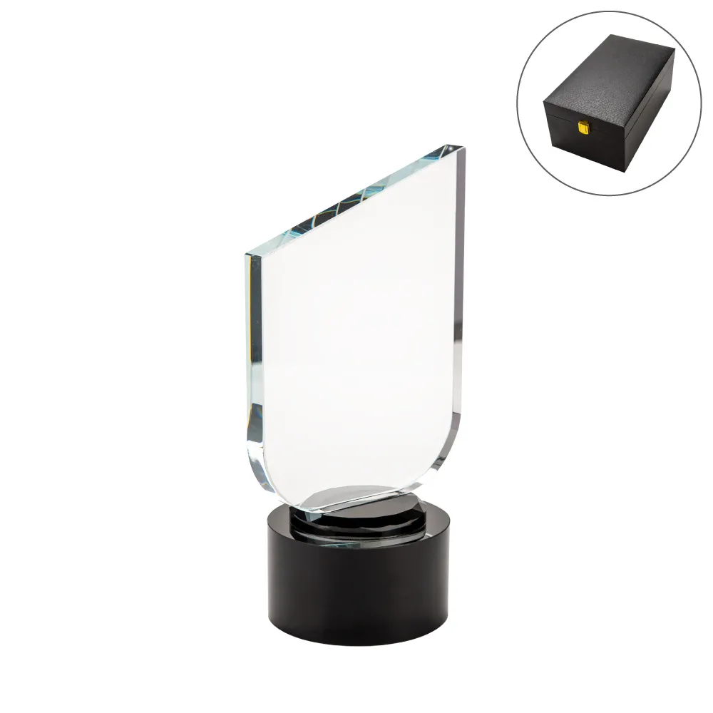 Crystal-Trophy-with-Round-Black-Base-TR-11-Blank.webp Crystal Trophy with Round Black Base in Premium Fiber Box - Image 1