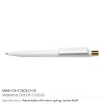 Dot Pens with Gold Push Button - Image 4