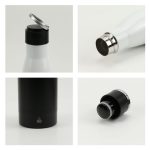 Double Wall SS Bottles, Twist-off Lid, SS Foldable Handle, 500ml - Image 4