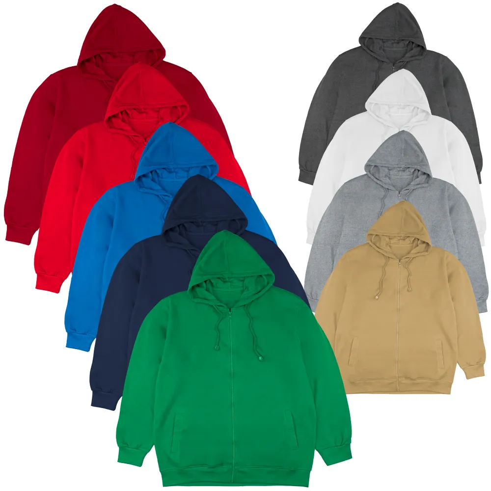 Fleece-Hoodie-with-Zipper-HOODIES-Z-Blank.webp Fleece Hoodies with Zipper in (S to 3XL) Sizes - Image 1