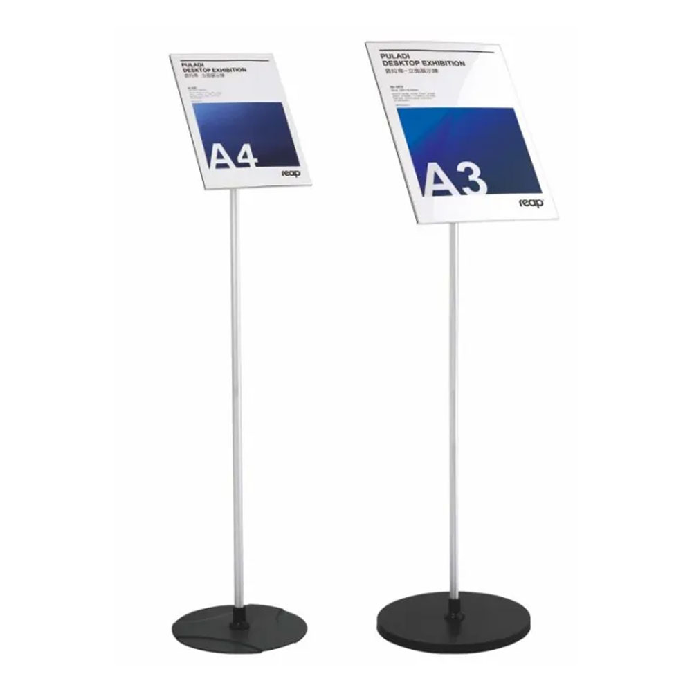 Floor-Sign-Stand-A3-and-A4-DIS-3012-08.jpg Exhibition Floor Sign Stands - Puladi Series - Image 1