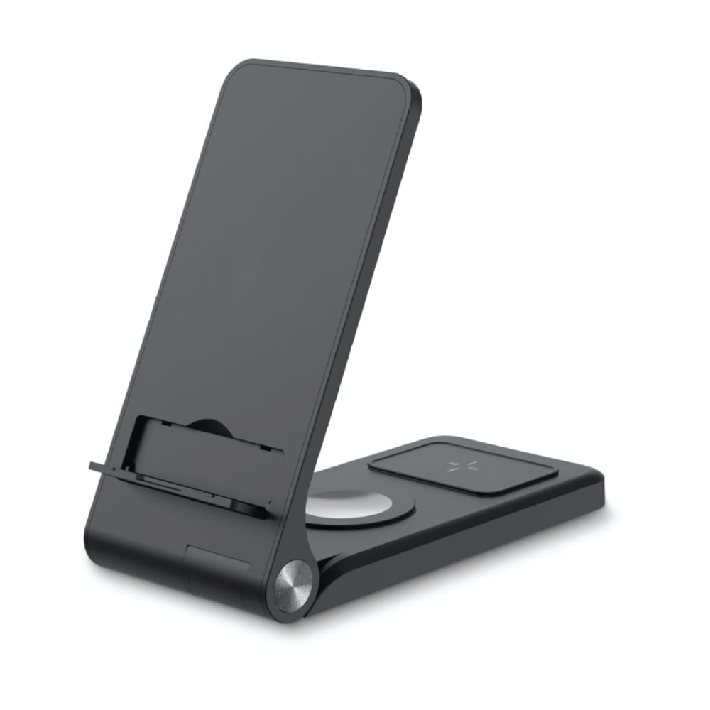 Foldable-Wireless-Charging-Station-WCP-L7-Blank.jpg Foldable Wireless Charging Station 15W and Light-up Logo - Image 1