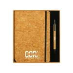 Cork Notebook and Ball Pen Gift Set - Image 2