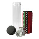 Double Wall Glass Bottles with SADU Sleeve 500ml - Image 4