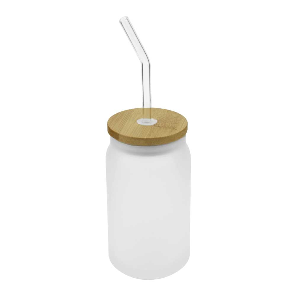 Glass-Bottle-with-Straw-and-Bamboo-Lid-TM-035-Blank.jpg Glass Bottle with Straw and Bamboo Lid - Image 1