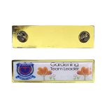 Gold Metal Pin Badges - Image 2