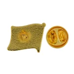 Gold Plated Flag Pin Badges - Image 6