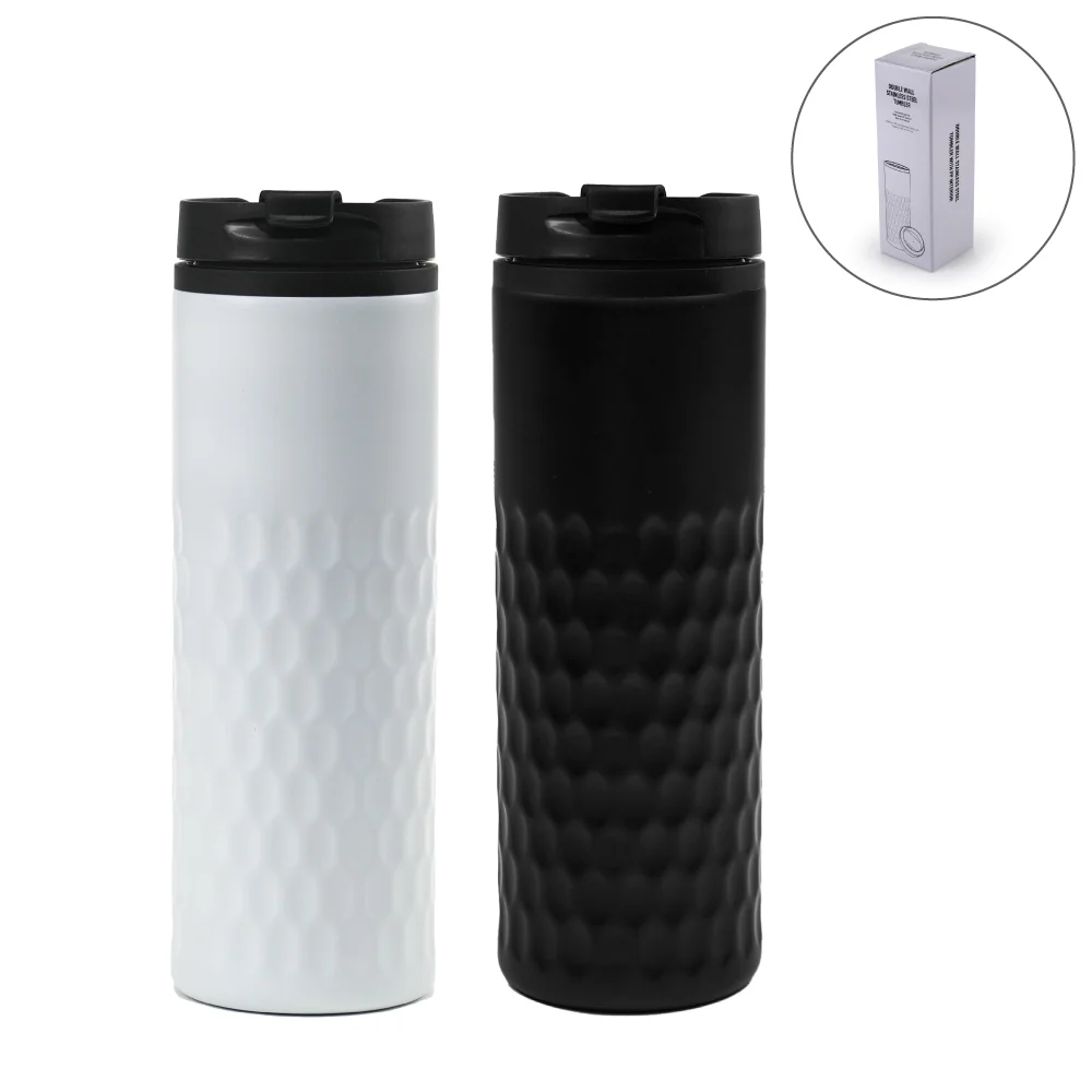 Honeycomb-Design-SS-Bottles-Double-Wall-with-PP-Interior-420ml-TM-061-Blank.webp Honeycomb Design SS Bottles, Double Wall with PP Interior 420ml - Image 1