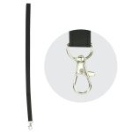 PU Leather Foldable ID Card Holder with Lace & Hook - Image 5