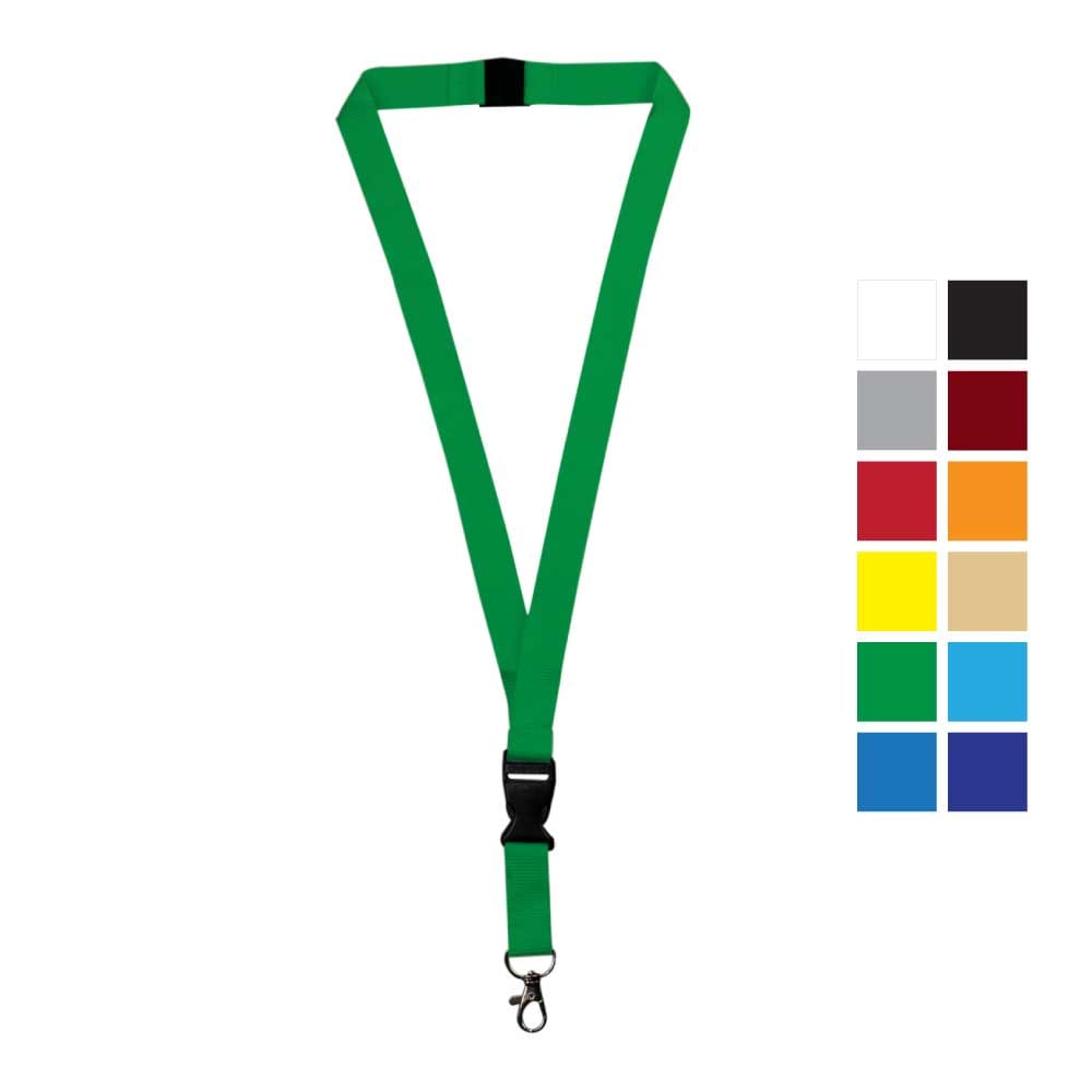 Lanyards-LN-003-main-1.jpg Lanyards with Hook, Safety Lock, and Buckle, 20 mm - Image 1