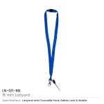 Lanyards with Crocodile Clip, Mobile Holders & Safety Lock - Image 5
