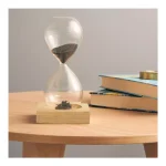 Magnetic Sand Timer with Wooden Base - 2 Minutes - Image 4